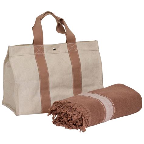 hermes beach bag ebay|hermes bath and beach towel.